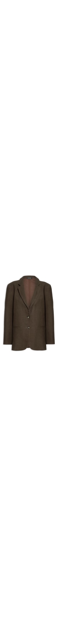 Blazer Feminino Carol Linho - Marrom