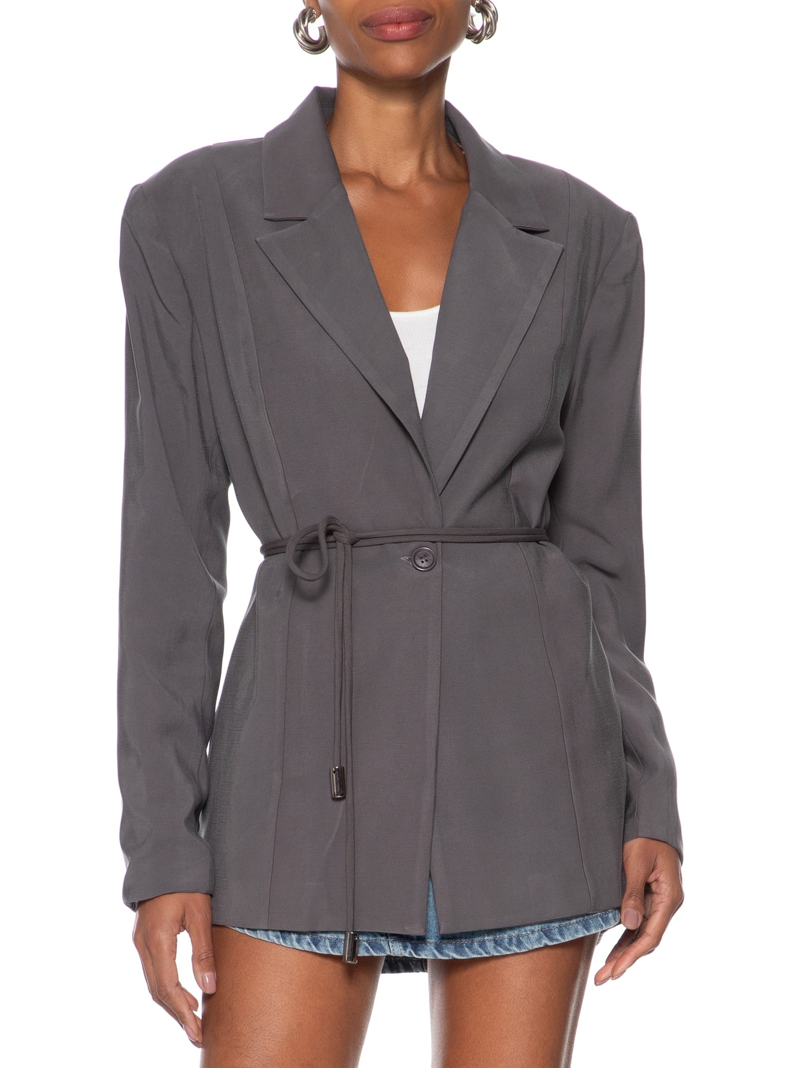 Blazer Feminino Cinza Colcci