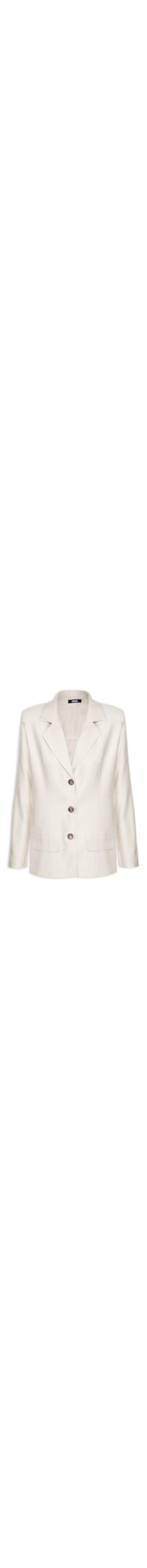 Blazer Feminino Com Botões - Bege