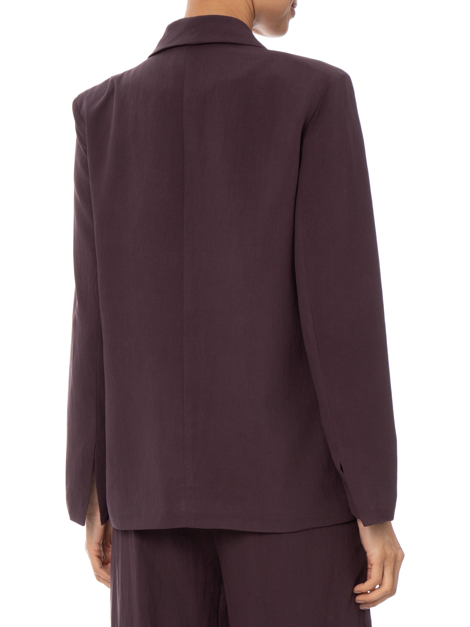 Blazer Feminino com Cinto em Franjas – Vermelho '2Essential