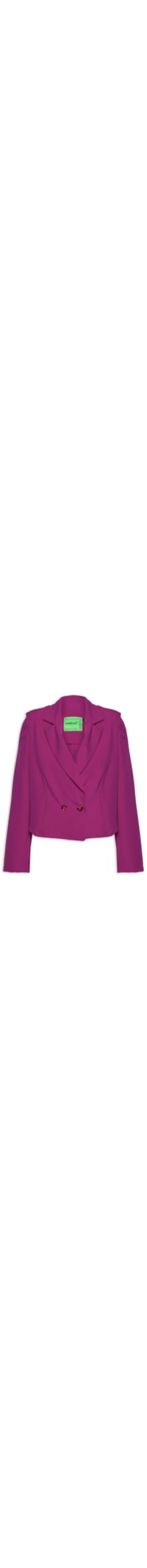 Blazer Feminino Com Ombreira - Rosa