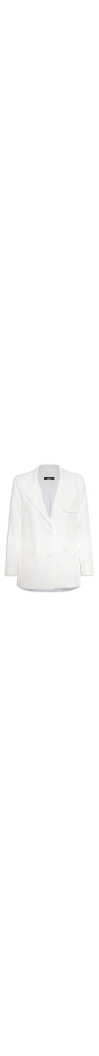 Blazer Feminino Crepe Esther - Branco