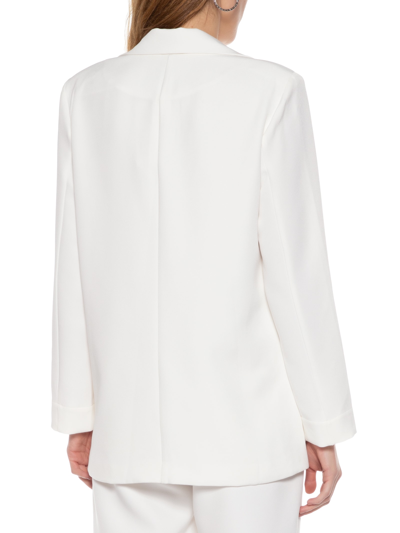Blazer Feminino Crepe Esther Branco Blessed Store
