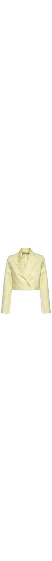 Blazer Feminino Cropped Chá - Verde