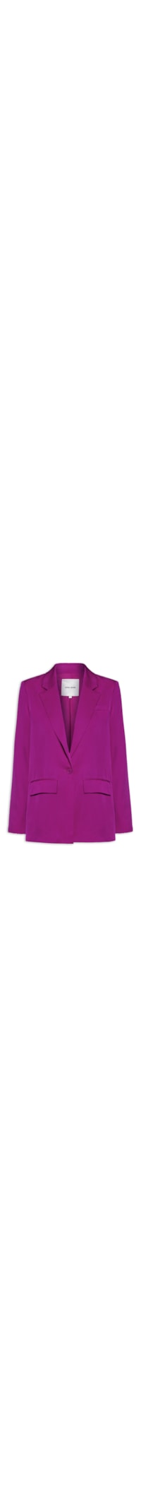 Blazer Feminino De Alfaiataria Tencel Alongado - Rosa