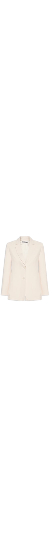 Blazer Feminino De Crepe Whitecap - Bege
