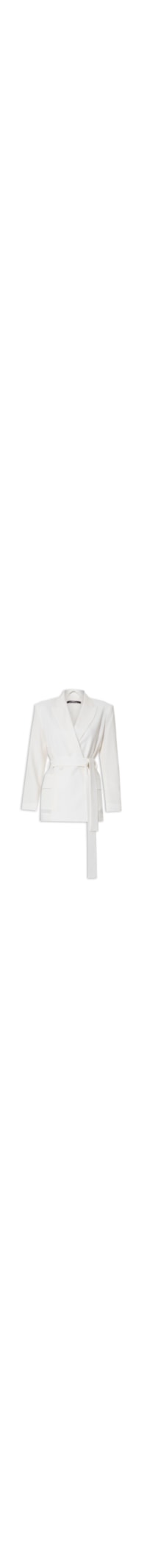Blazer Feminino De Linho Oversized - Off White