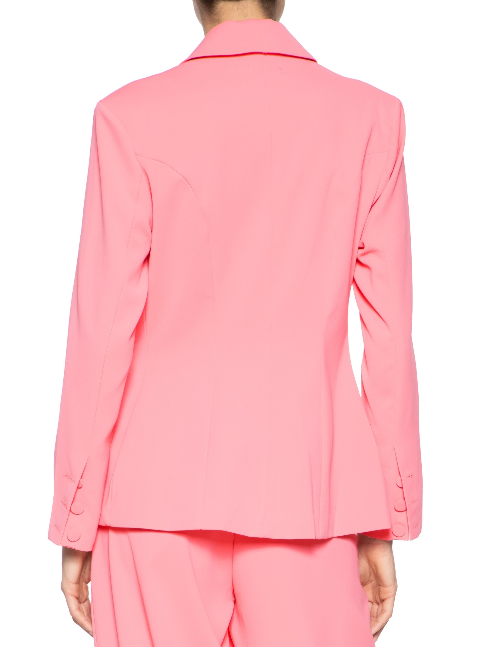 Blazer Feminino Em Alfaiataria Acinturado Rosa  Market 33