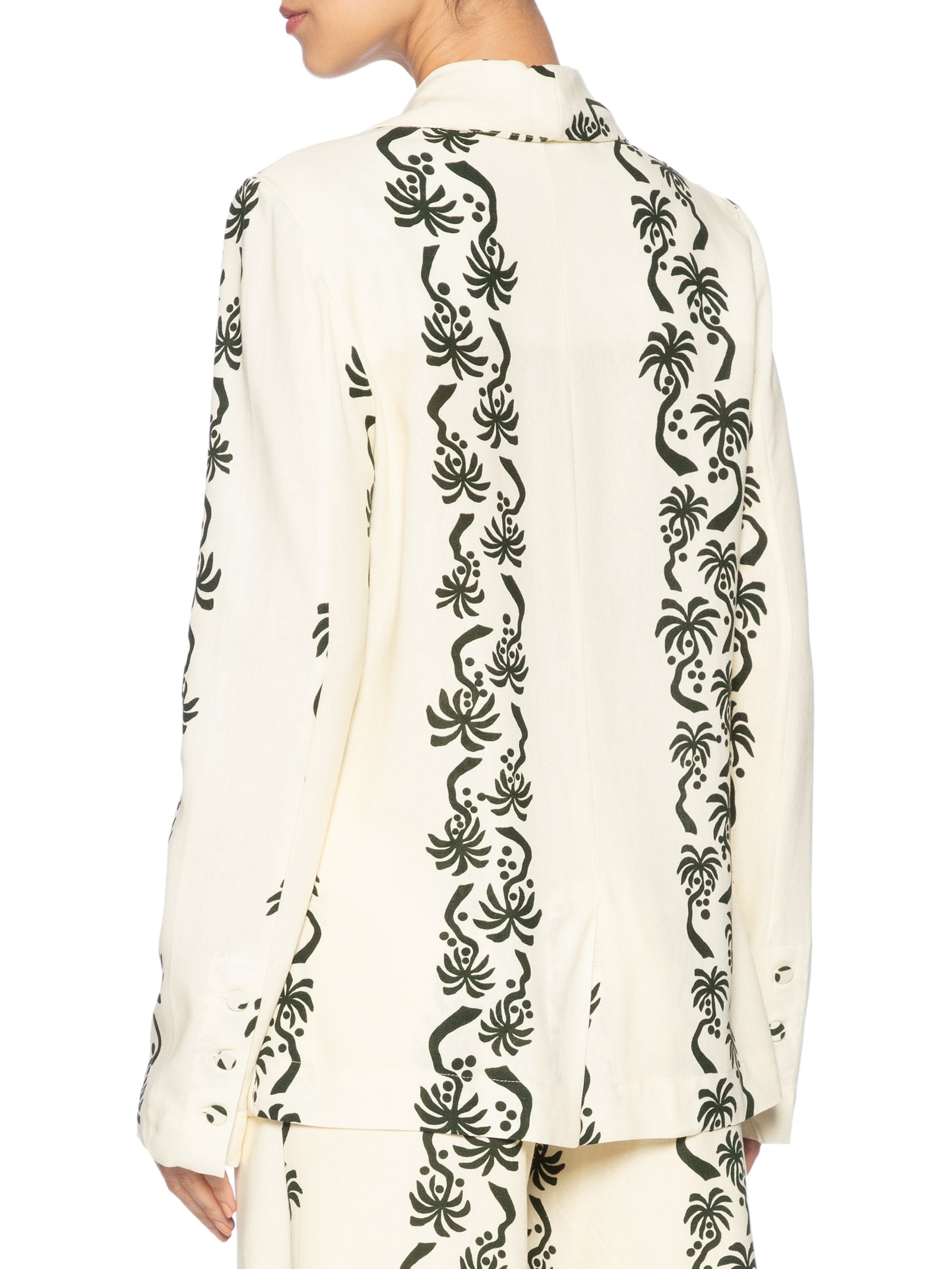 Blazer Feminino Estampa Aventureiro Branco Dress To