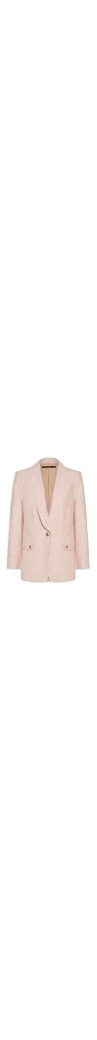 Blazer Feminino Herring Bone - Bege