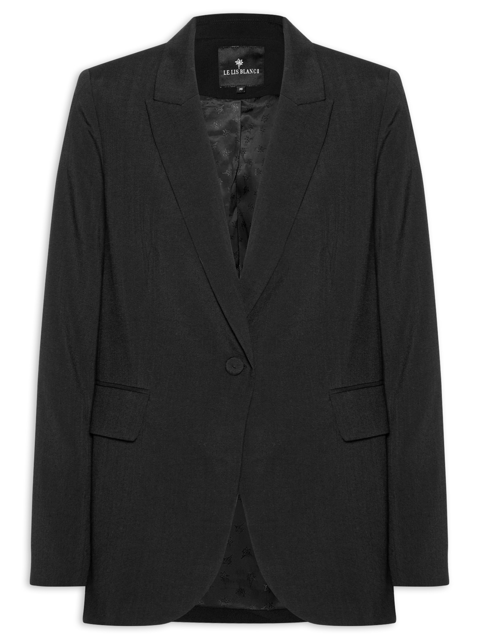 Blazer Feminino Jana Preto Le Lis