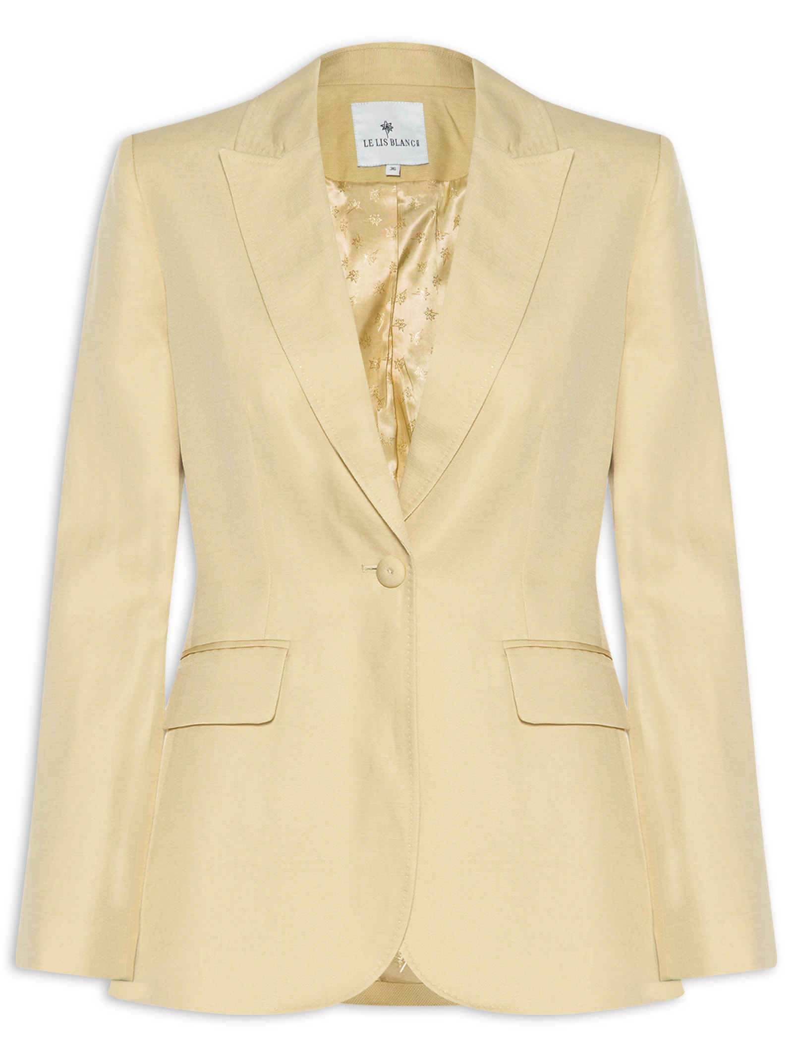 Blazer Feminino Julia I Amarelo Le Lis