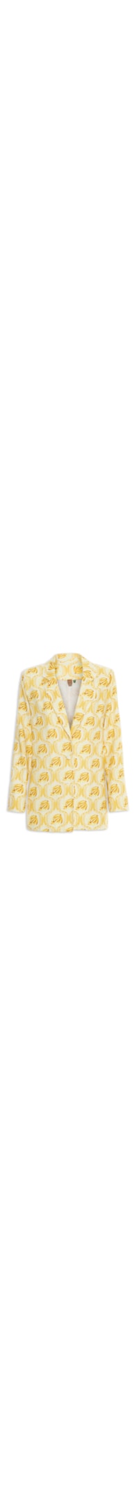 Blazer Feminino Lembrança de Verão Banana - Amarelo