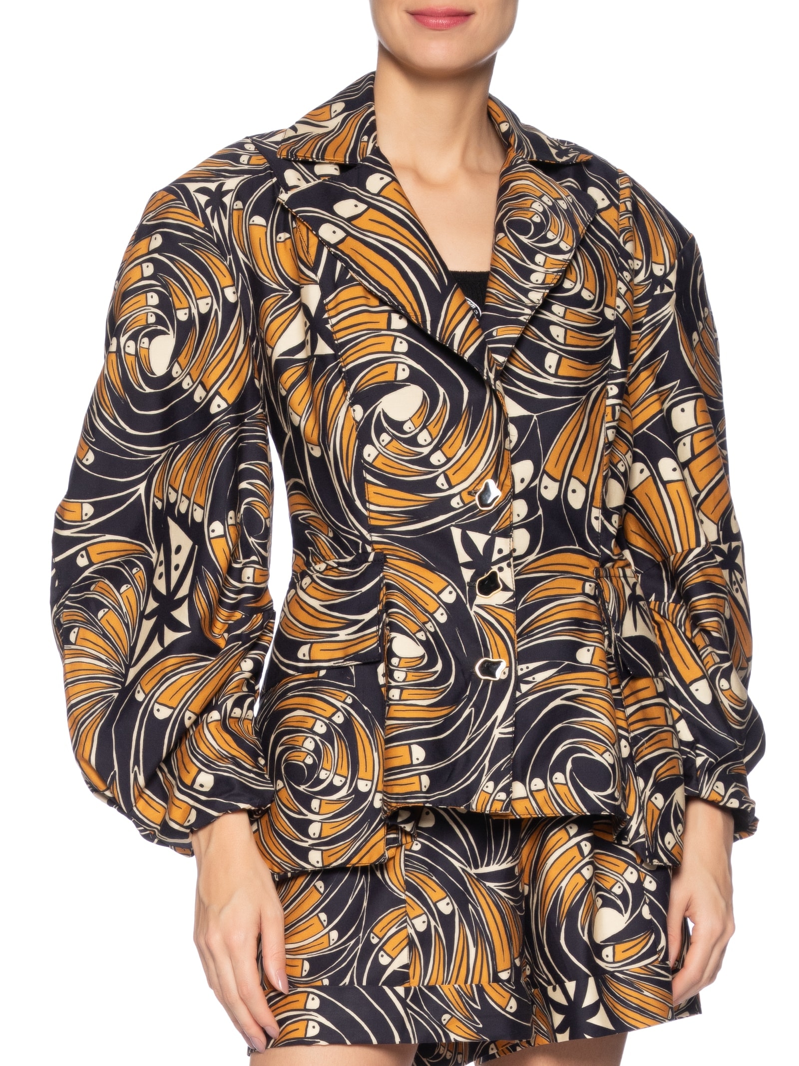 Blazer Feminino Leque De Tucano Preto Farm