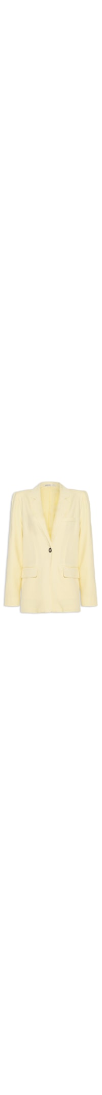 Blazer Feminino Linho - Amarelo