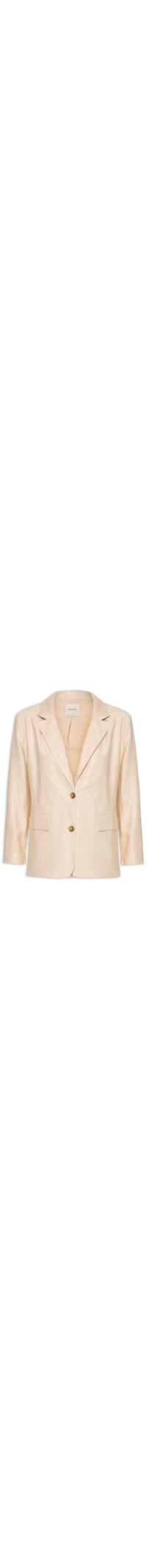 Blazer Feminino Liso - Bege