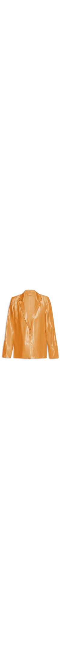Blazer Feminino Liso - Laranja