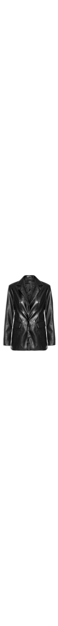 Blazer Feminino Liso - Preto