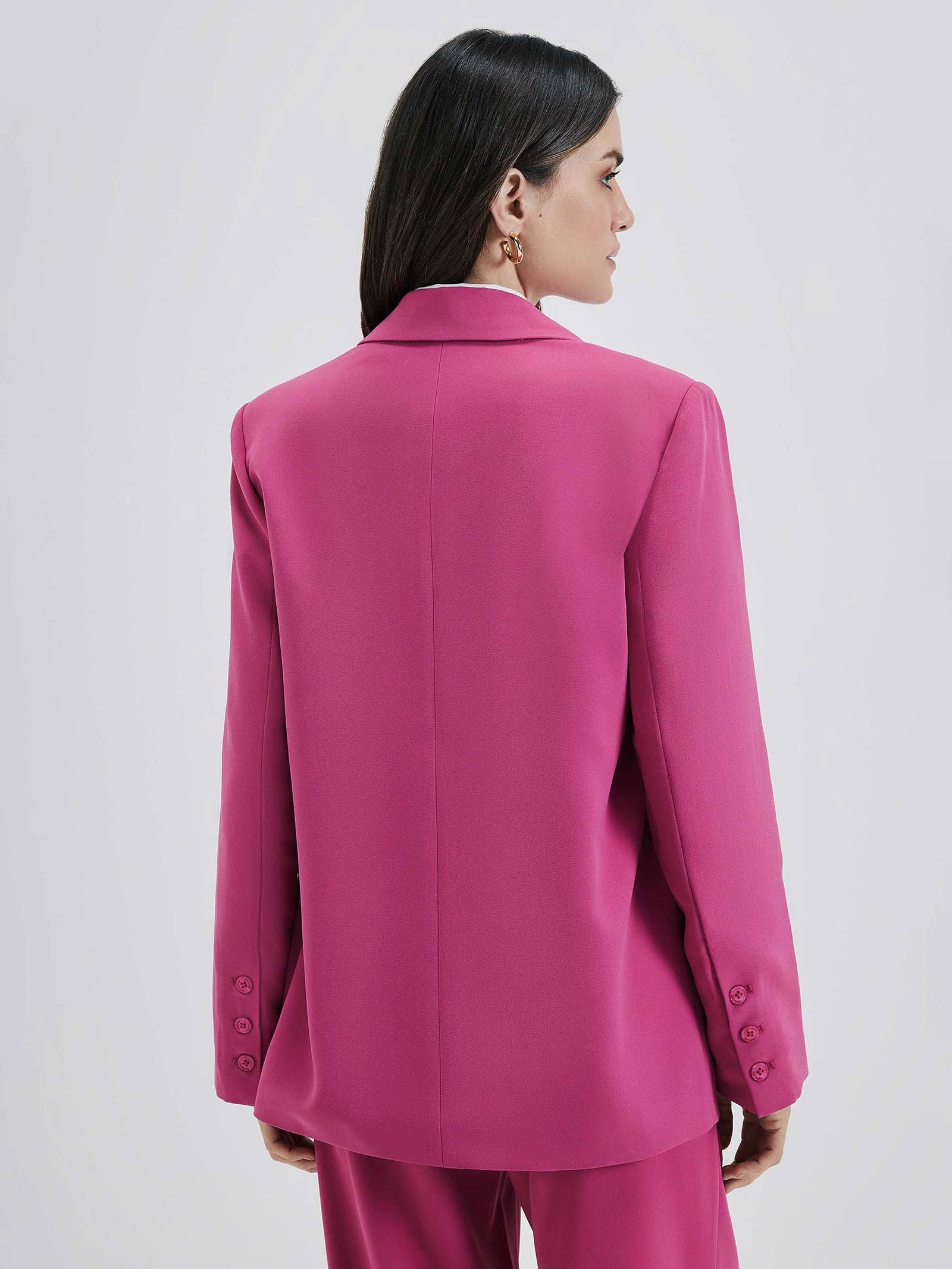 Blazer Feminino Liso Rosa Hering + Nv