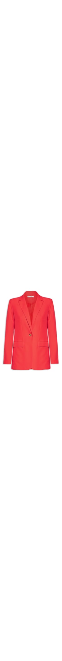 Blazer Feminino Liso - Vermelho