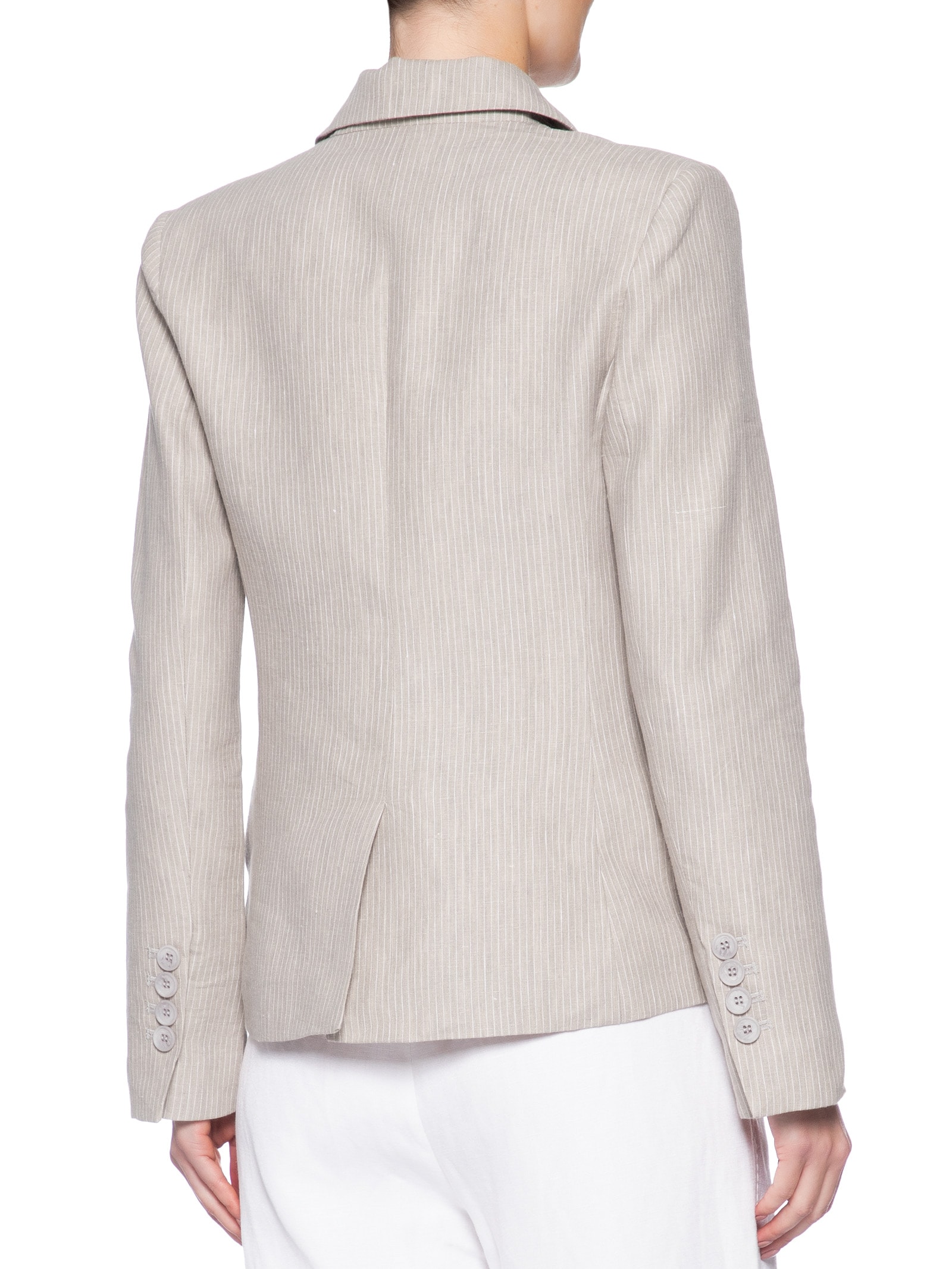 Blazer Feminino Listra Cinza Animale