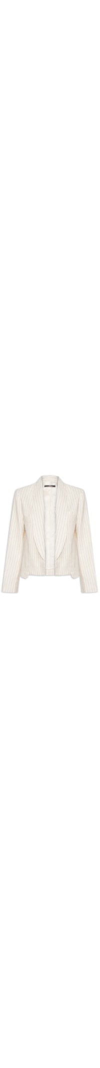 Blazer Feminino Listras Avignon - Branco