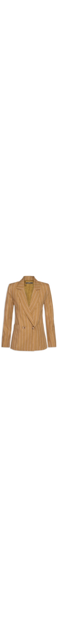 Blazer Feminino Listras - Marrom