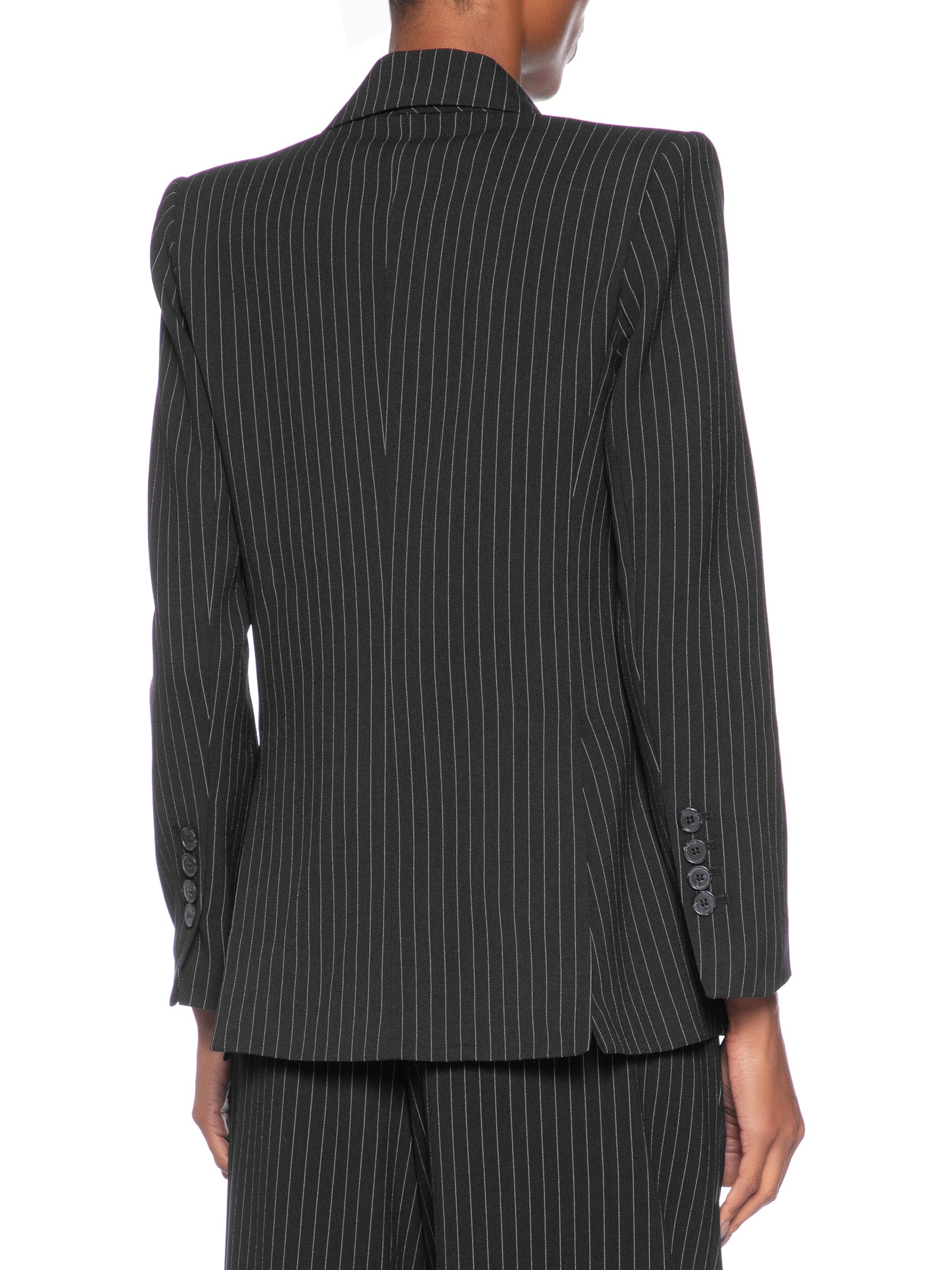 Blazer Feminino Listras Preto Animale