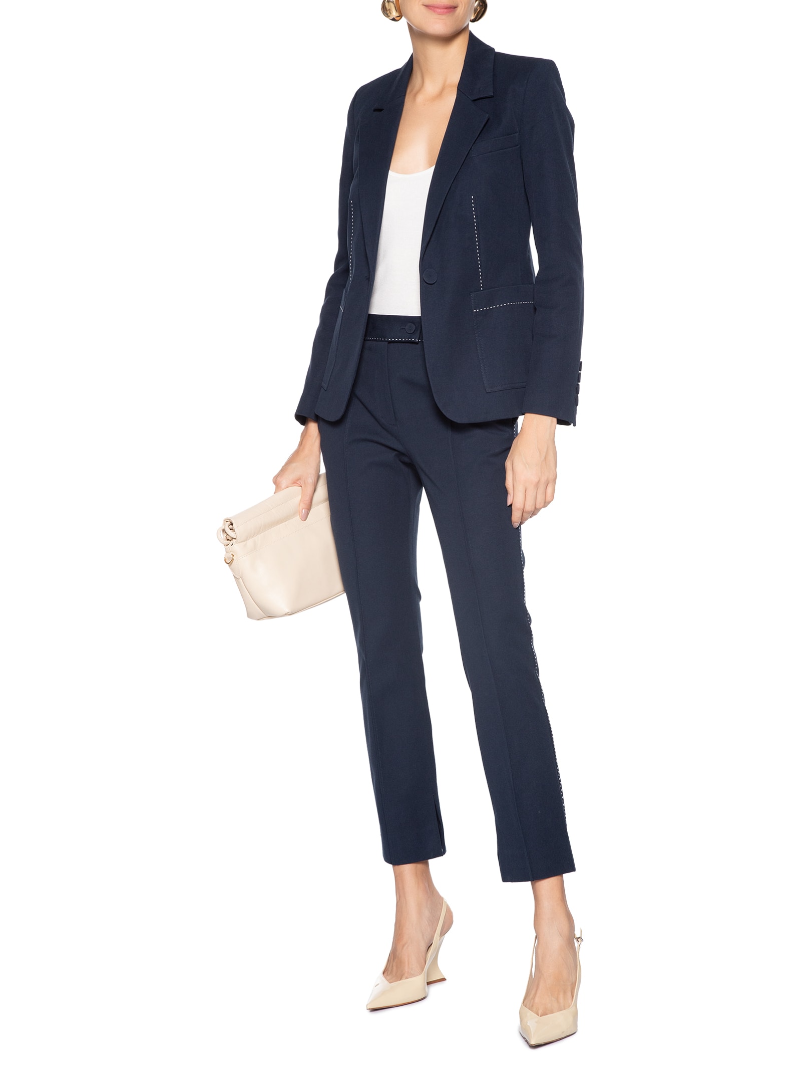 Blazer Feminino Livia Azul Le Lis