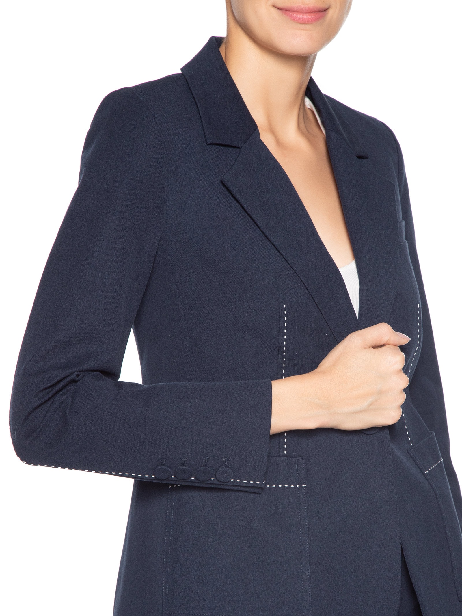 Blazer Feminino Livia Azul Le Lis