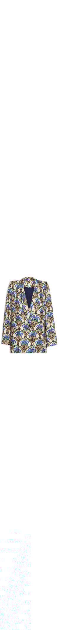 Blazer Feminino Lurex Coqueiro - Azul