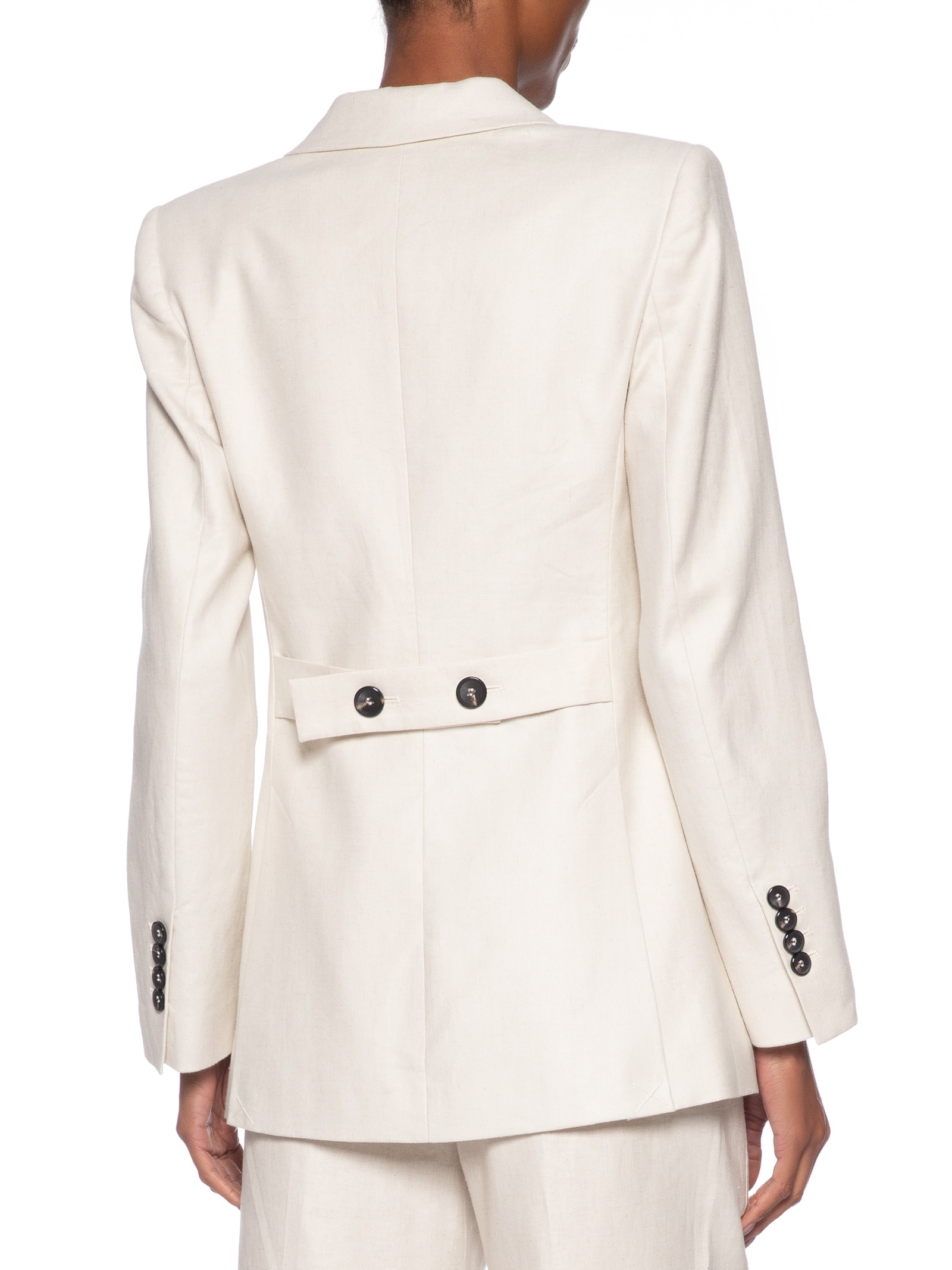 Blazer Feminino Melange Off White Animale