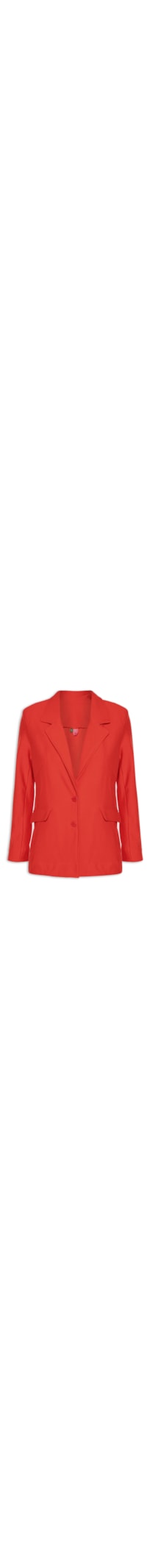 Blazer Feminino Moletom - Vermelho