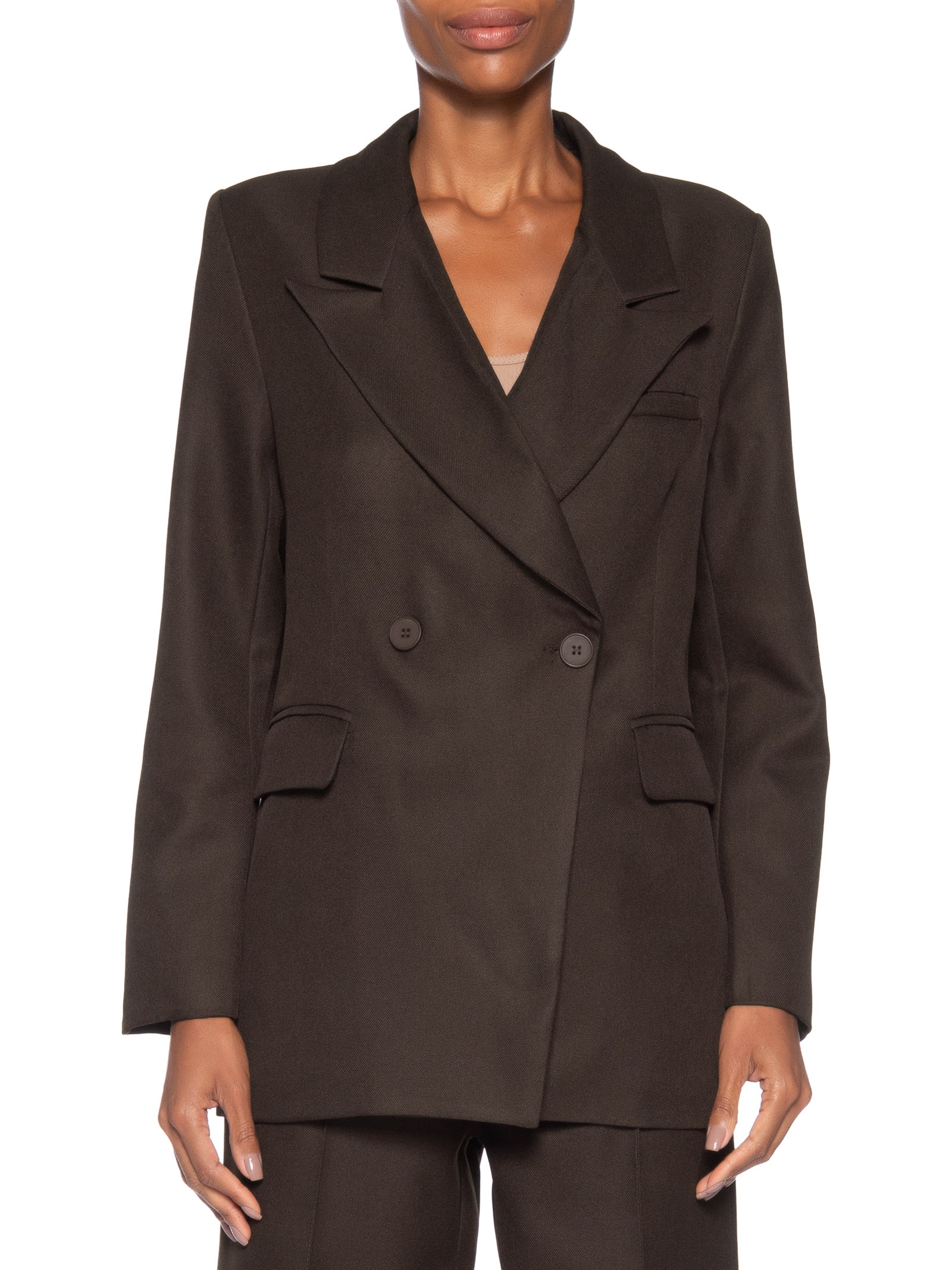 Blazer Feminino Oversized Alfaiataria Marrom '2Essential