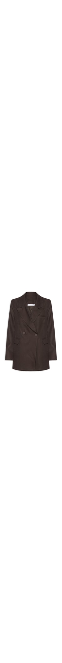 Blazer Feminino Oversized Alfaiataria - Marrom
