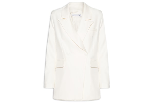 Blazer Feminino Oversized Alfaiataria - Off White