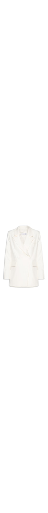Blazer Feminino Oversized Alfaiataria - Off White