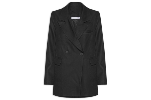 Blazer Feminino Oversized Alfaiataria - Preto