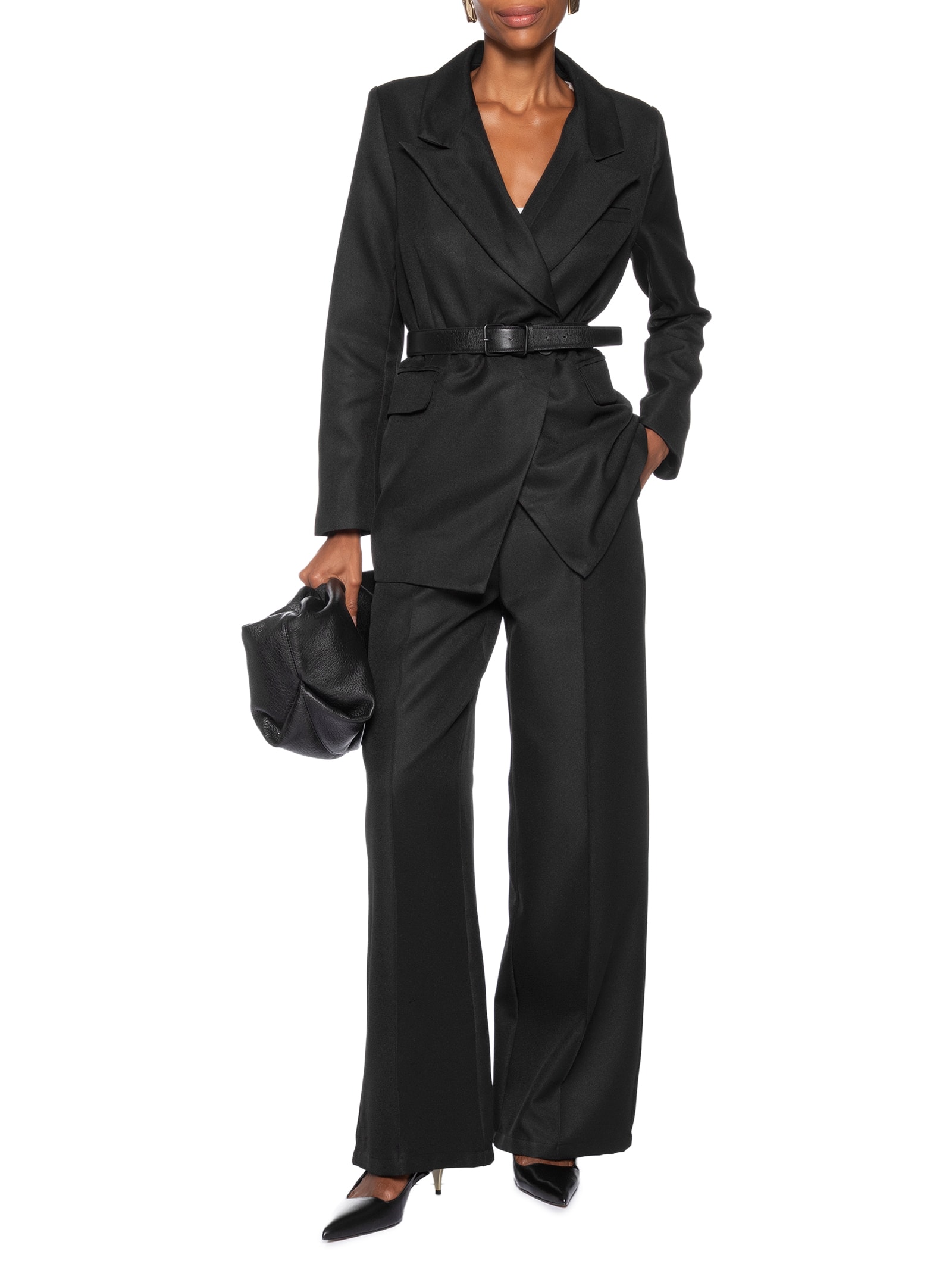 Blazer Feminino Oversized Alfaiataria Preto '2Essential