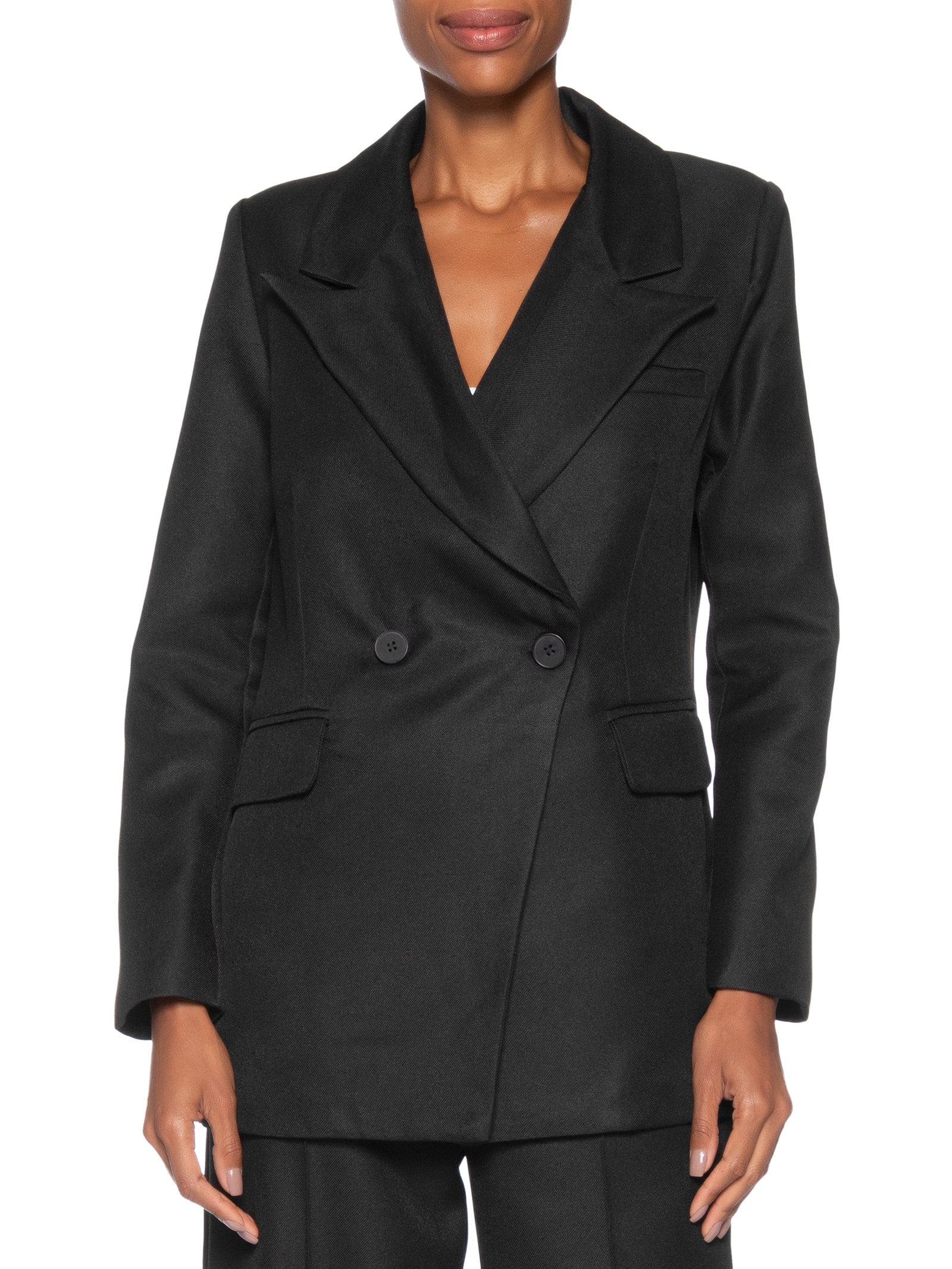 Blazer Feminino Oversized Alfaiataria Preto '2Essential