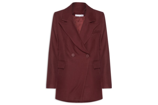 Blazer Feminino Oversized Alfaiataria - Vermelho