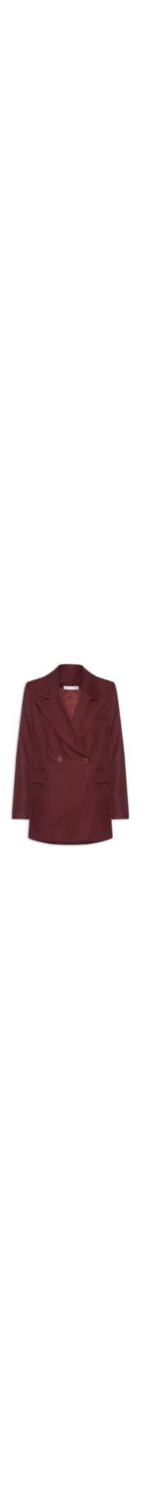 Blazer Feminino Oversized Alfaiataria - Vermelho