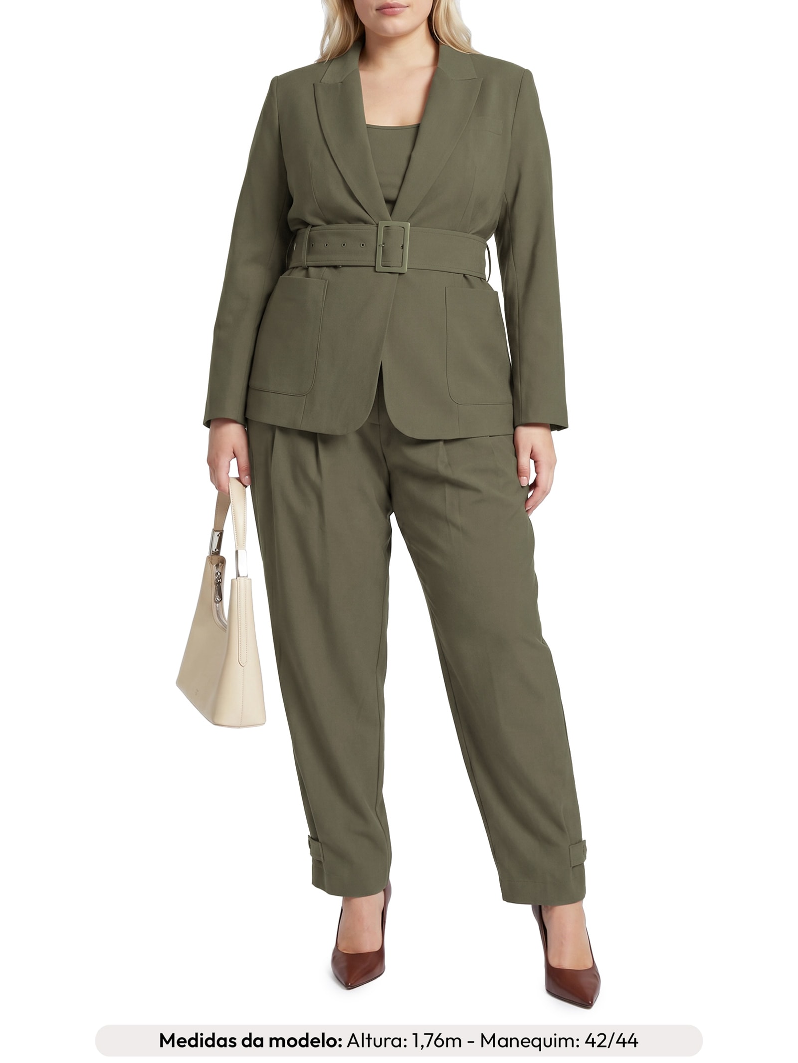 Blazer Feminino Paola Verde Le Lis