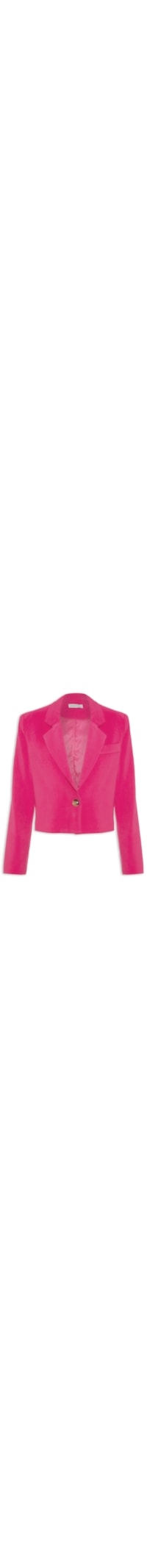 Blazer Feminino Plano Curto - Rosa