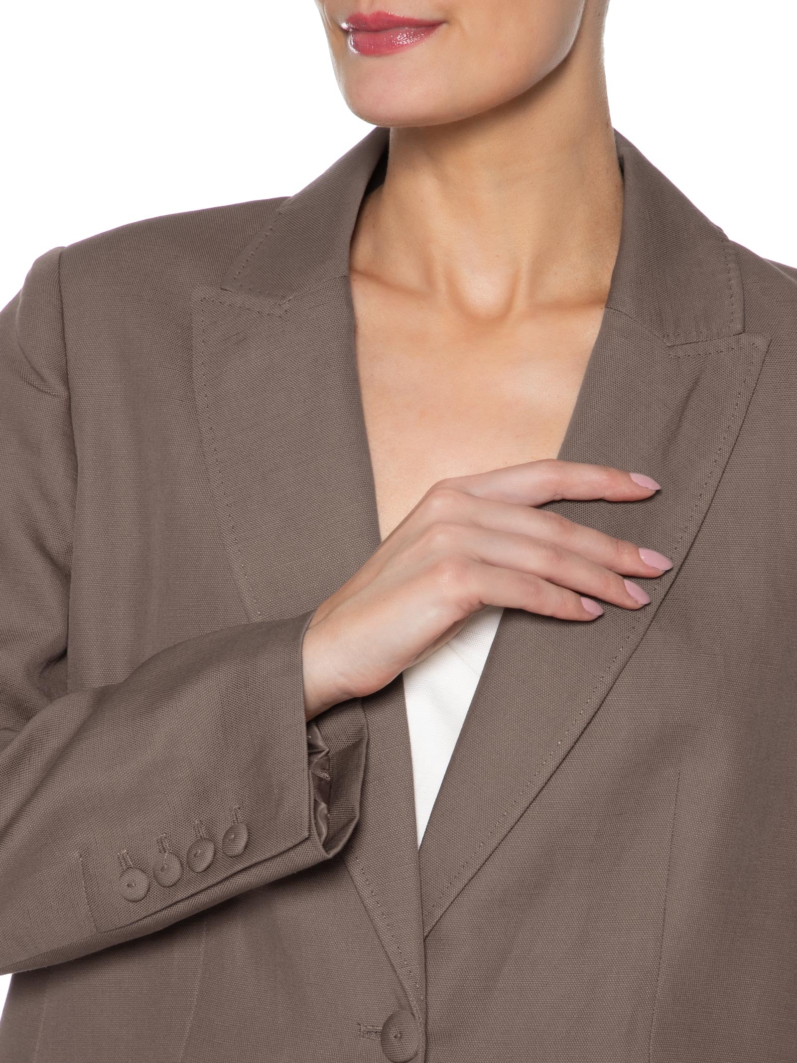 Blazer Feminino Renata Marrom Le Lis