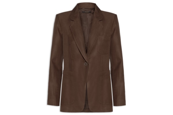 Blazer Feminino Slim Brumas - Marrom