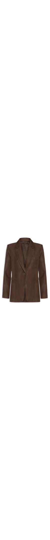 Blazer Feminino Slim Brumas - Marrom