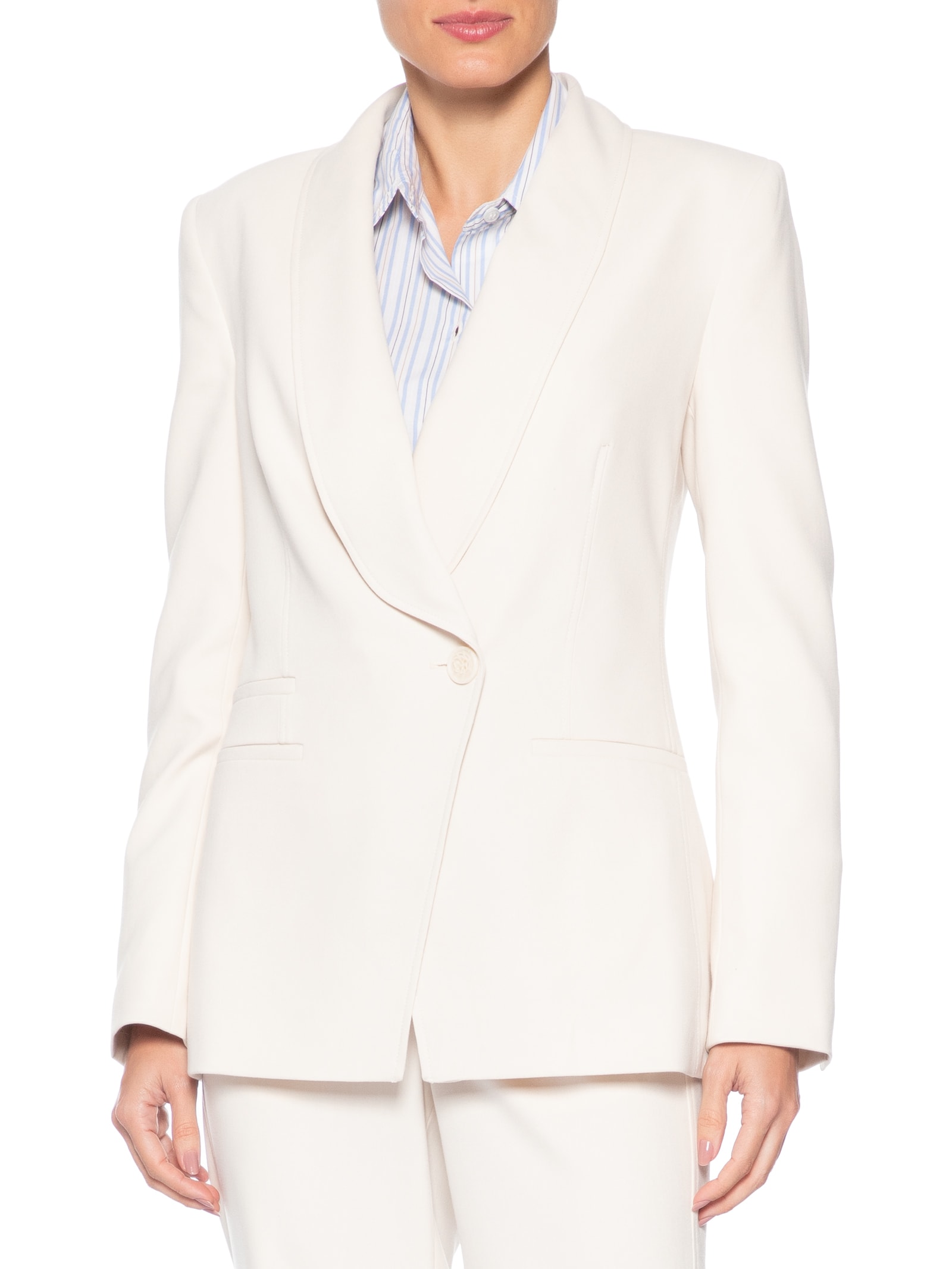 Blazer Feminino Slim Cosmos Off White Animale