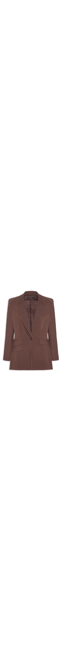 Blazer Feminino Slim Voyage - Marrom