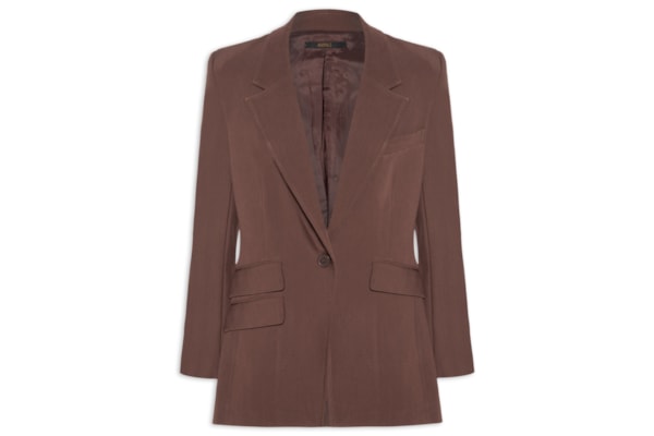 Blazer Feminino Slim Voyage - Marrom